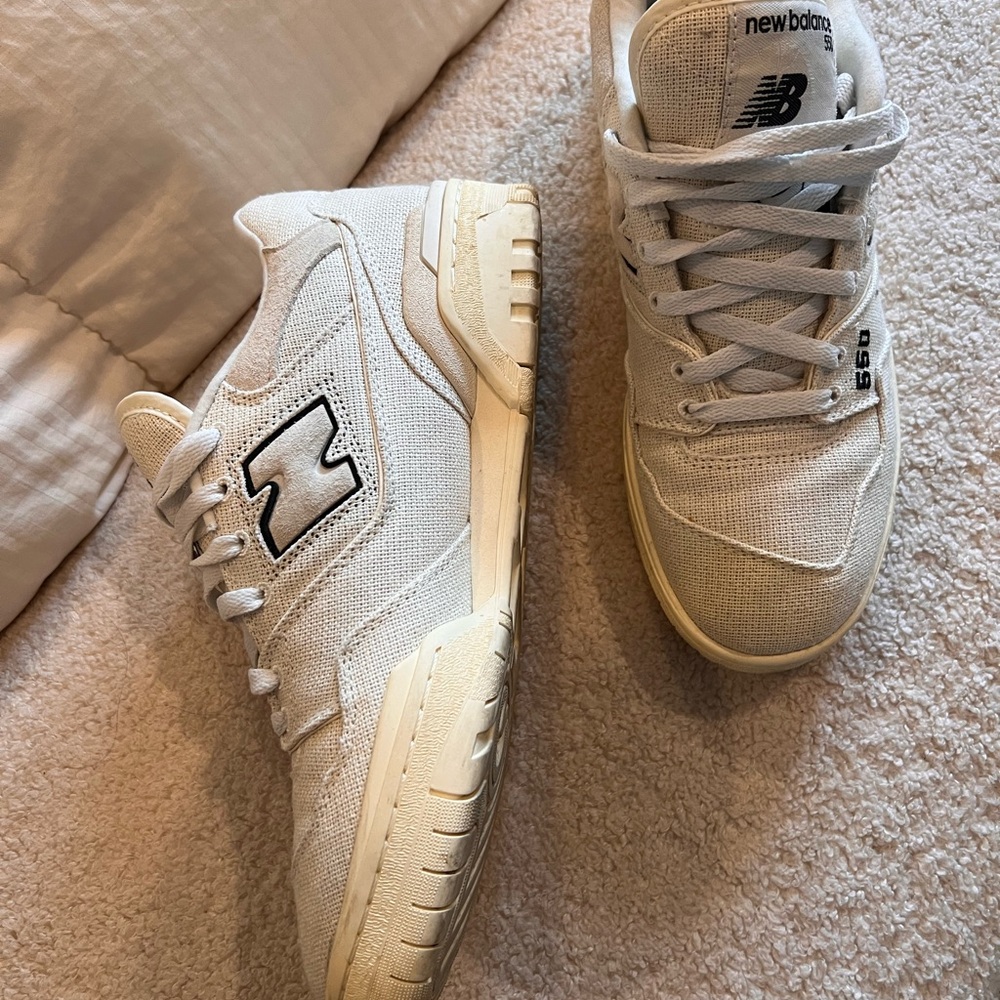 New Balance 550 Cream Sneakers